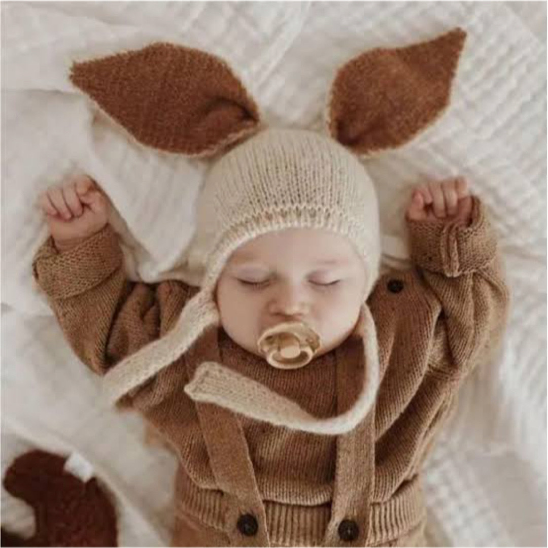 Caramel baby&child - bambolina bunny bonnet 6-12mの通販 by s's