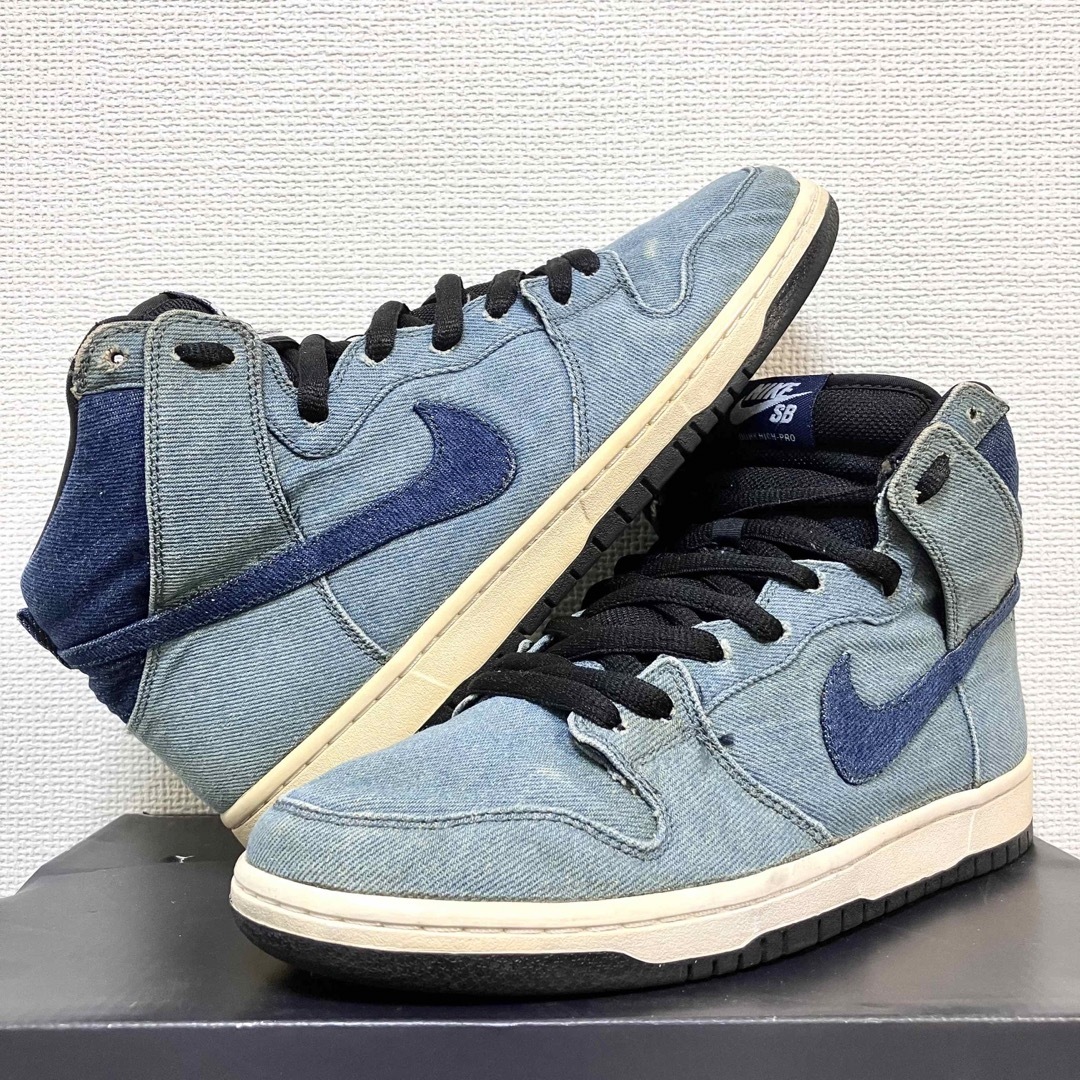 なし【レア】NIKE SB DUNK HIGH "Vintage Denim"