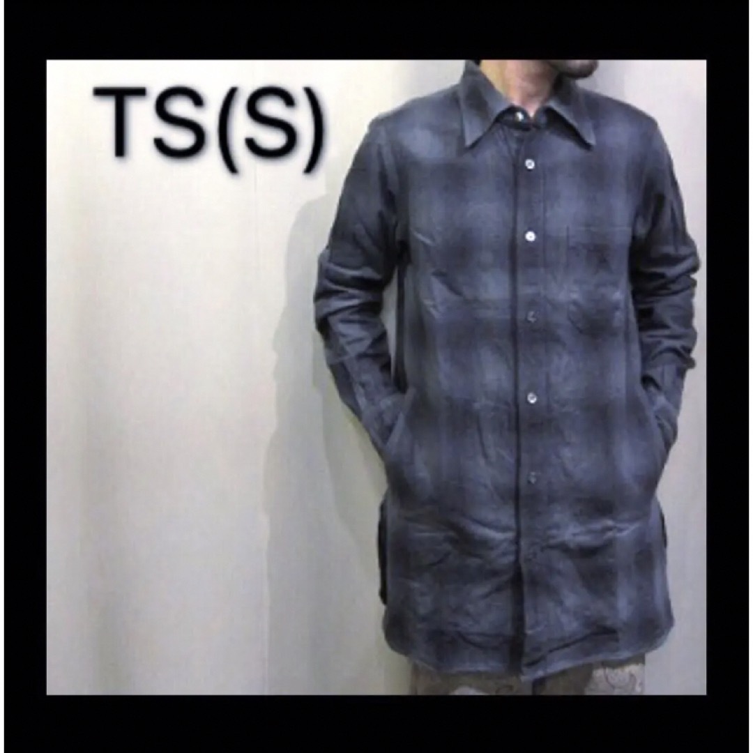 TS(S) ネルシャツ　Cotton Flannel Long Shirt