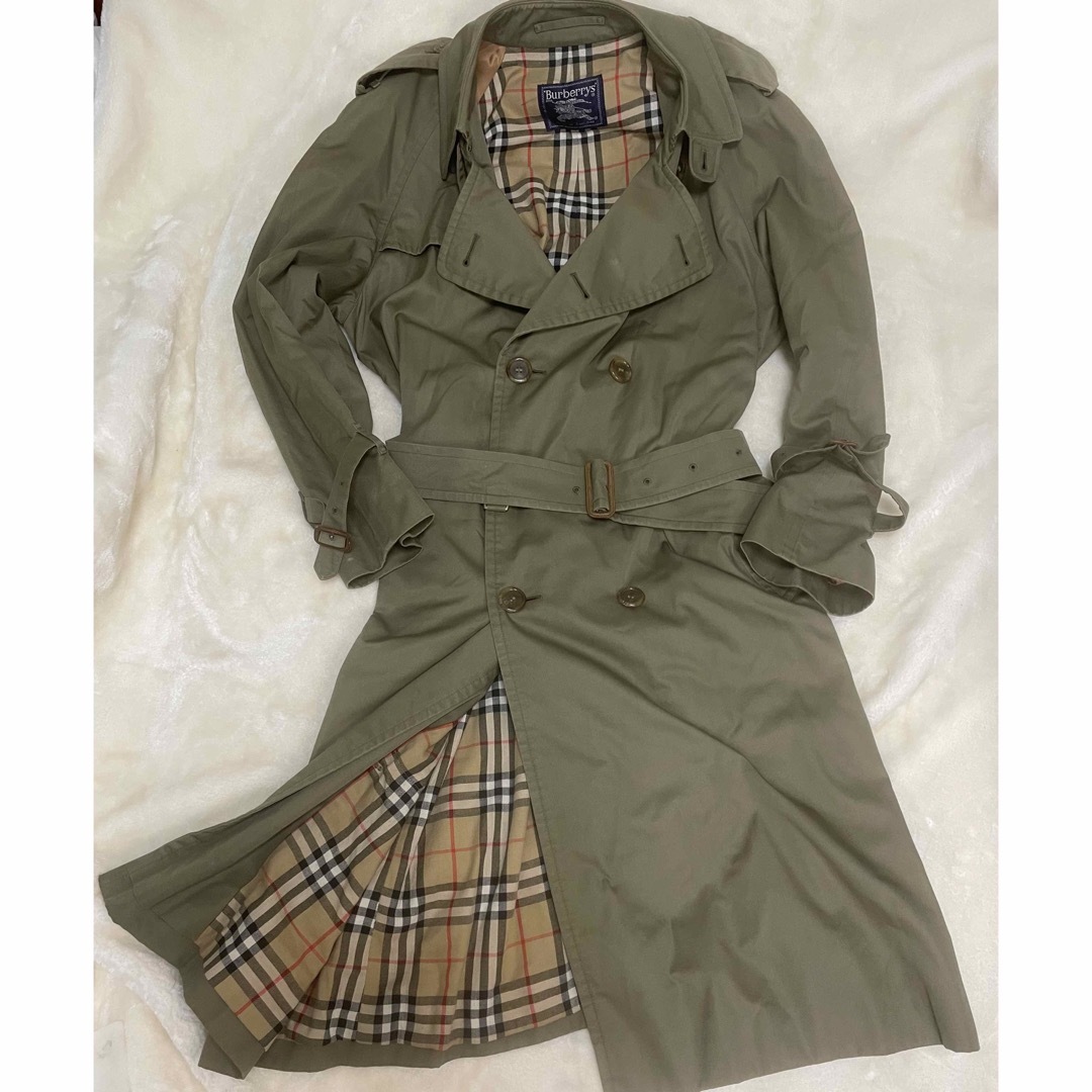 BURBERRY   BURBERRY トレンチコート カーキ ノバチェックの通販 by