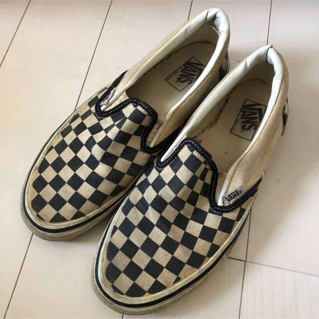 靴/シューズ希少！vans VANS 90s スリッポン made in usa アメリカ製