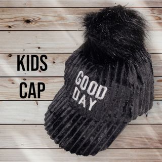 処分(☆^☆)新品 子供 CAP コーデュロイ もこもこ(帽子)