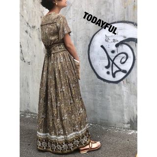 トゥデイフル(TODAYFUL)のトゥデイフル TODAYFUL ペイズリーコルセットワンピース(ロングワンピース/マキシワンピース)