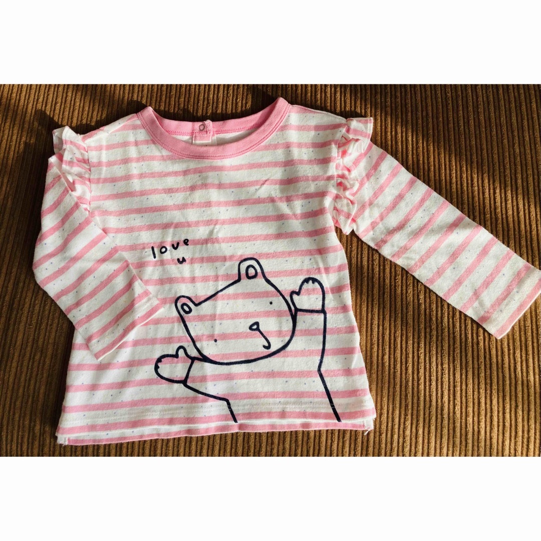 babyGAP(ベビーギャップ)のベビーギャップ 長袖Tシャツ 90 キッズ/ベビー/マタニティのキッズ服女の子用(90cm~)(Tシャツ/カットソー)の商品写真