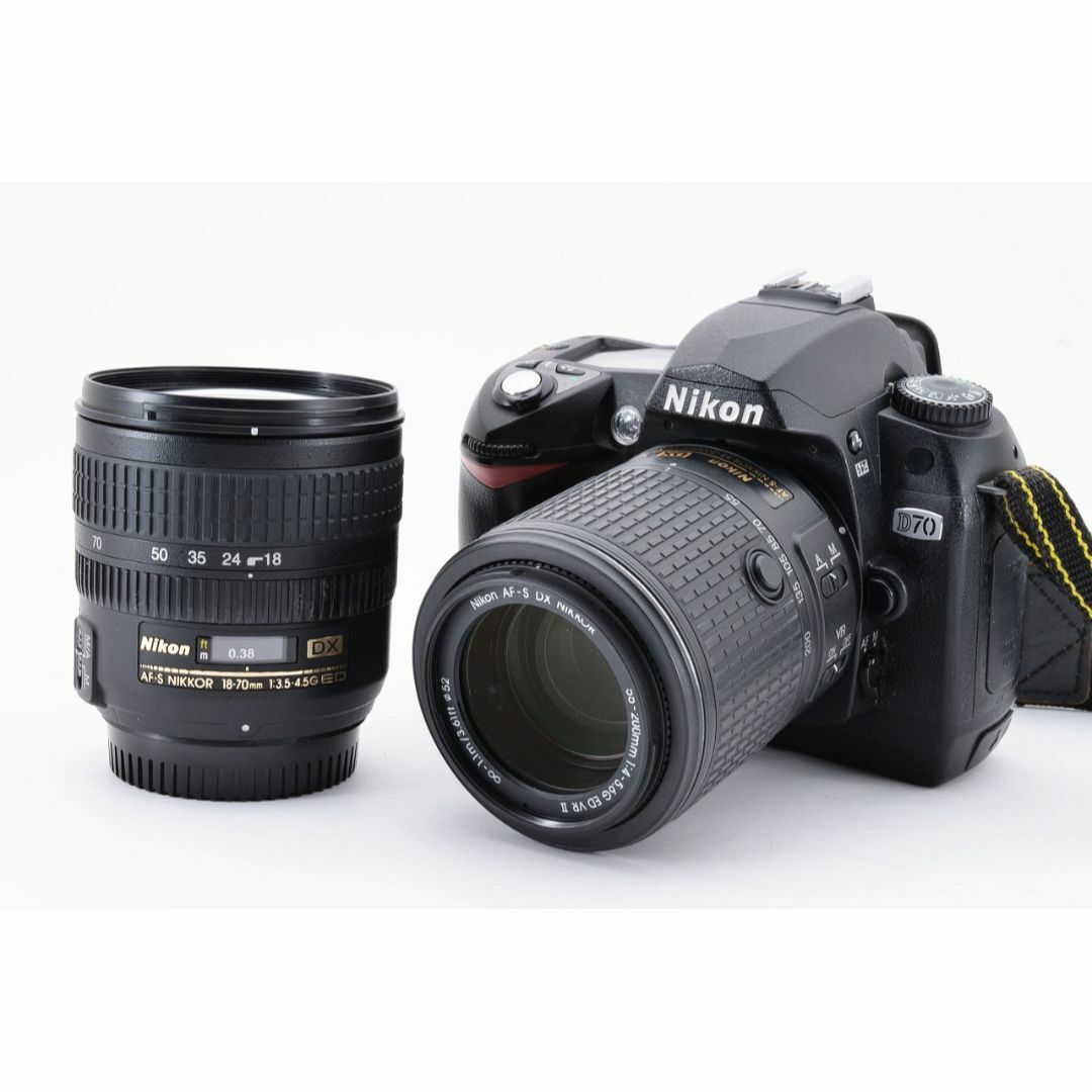 【デジタル一眼レフカメラ】Nikon D70 18-70mm レンズキット 本体