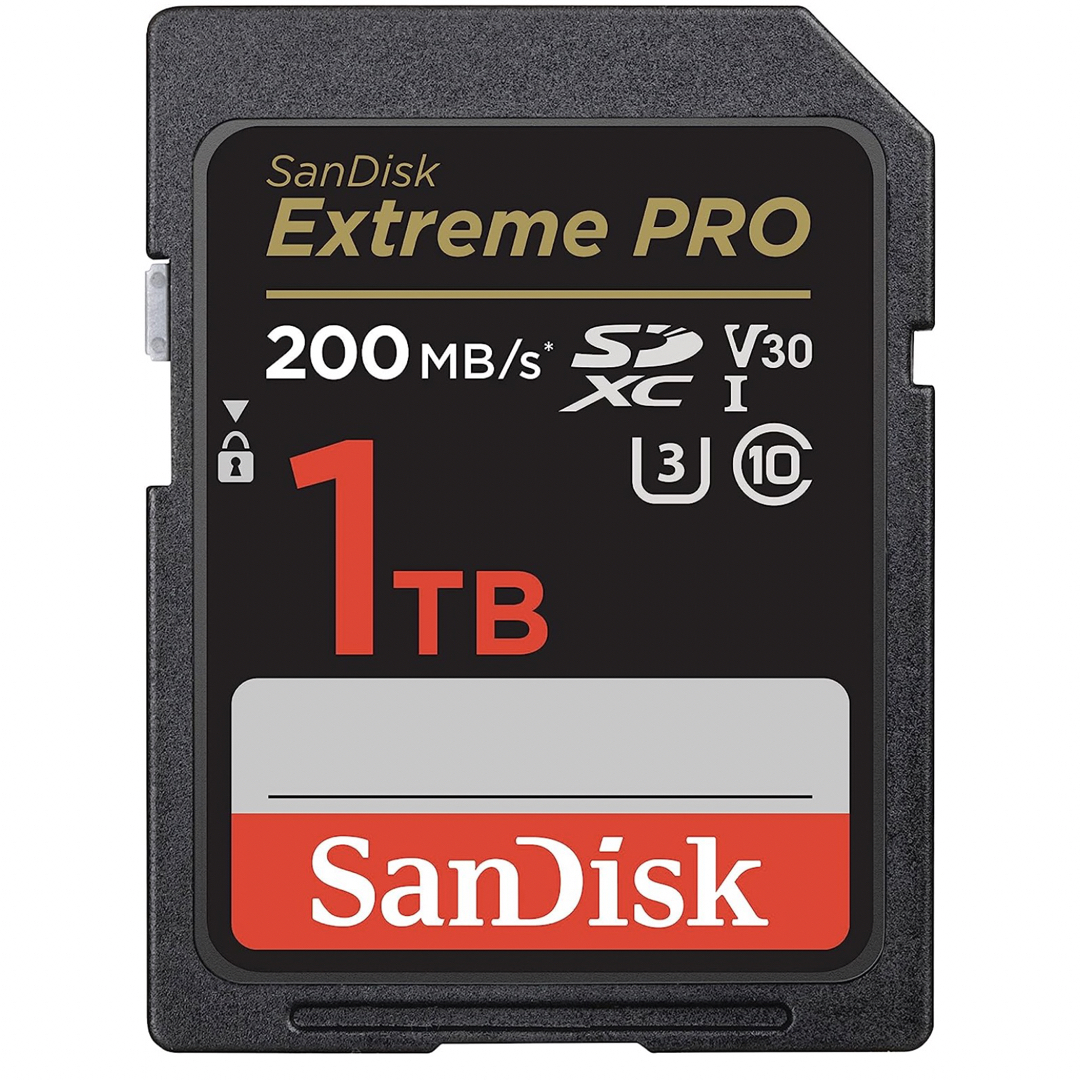 SanDisk1TB Extreme PRO SDXC UHS-Iメモリーカード
