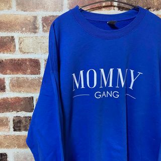 M79 MOMMY GANG スウェット 古着 プリントスウェット ゆるたぼ(スウェット)