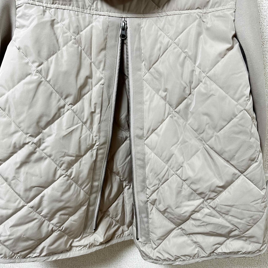 emmi(エミ)のLUGIVA TOKYO ルギヴァ 異素材ブルゾン ベージュ 美品 レディースのジャケット/アウター(ブルゾン)の商品写真