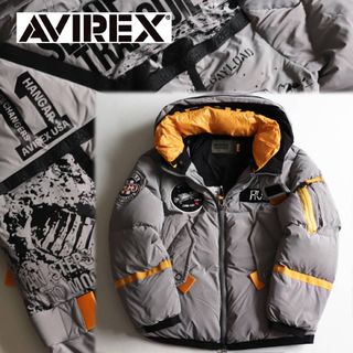 《アヴィレックス》新品訳有 保温性◎ 豪華ワッペン アポロ ダウン