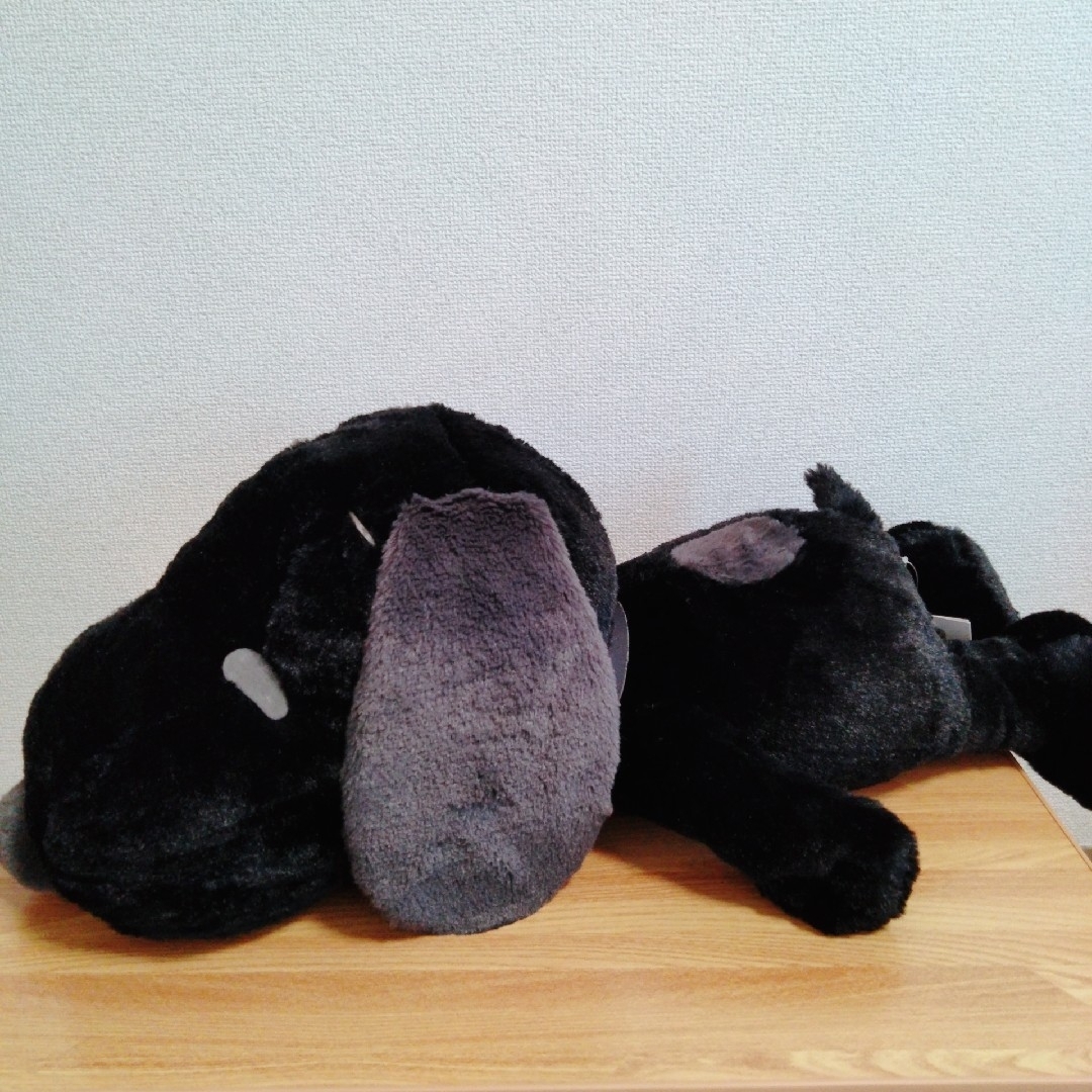 スヌーピー おひるね BIG ぬいぐるみ 黒 ブラック サラサラ 約 スヌーピー おひるね BIG ぬいぐるみ 黒 ブラック サラサラ 約