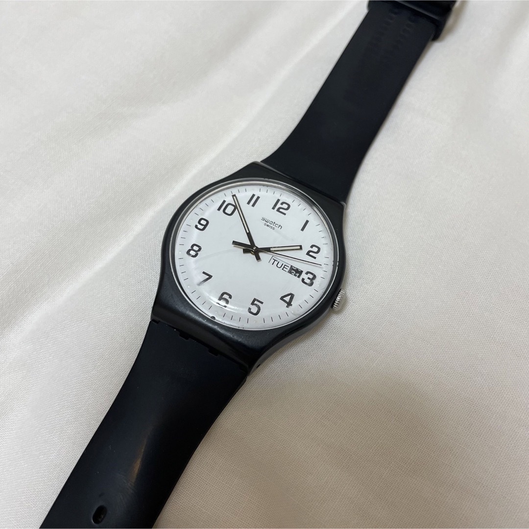 swatch - swatch 腕時計 黒の通販 by S's shop｜スウォッチなら