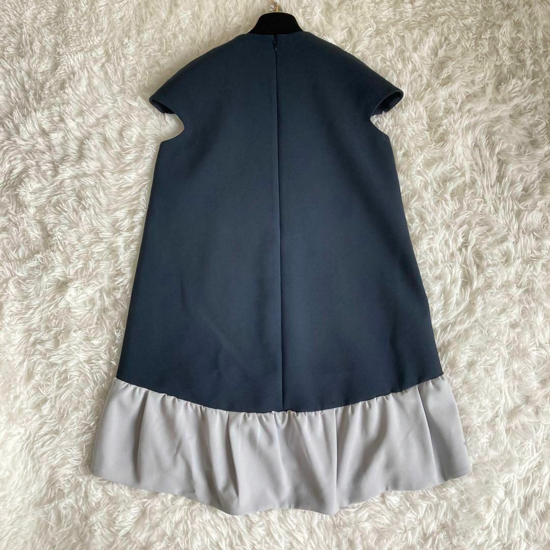 YOKO CHAN - 【極美品】 ヨーコチャン フレンチスリーブ裾ギャザーバイ