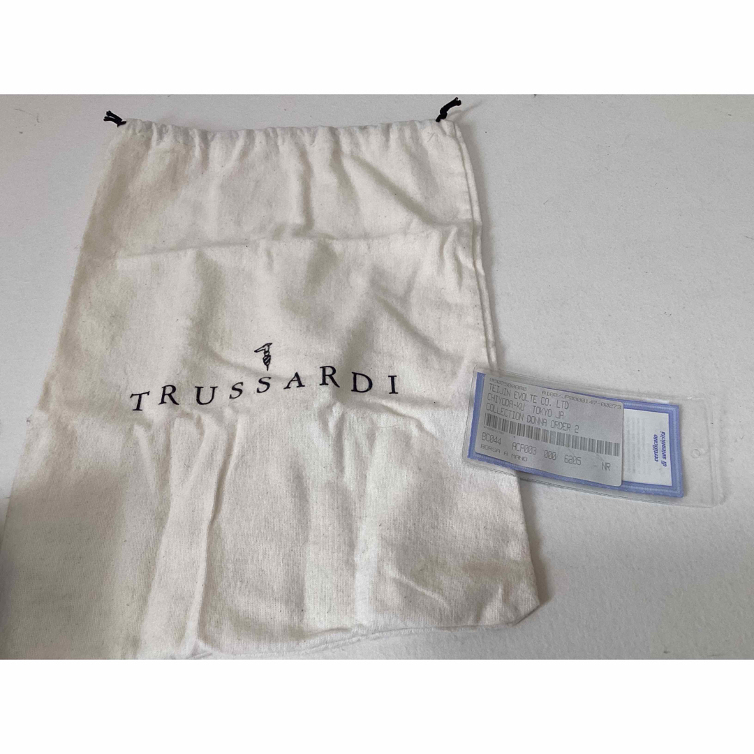 ⭐︎新品未使用⭐︎TRUSSARDI ベロア　ハンドバッグ 7