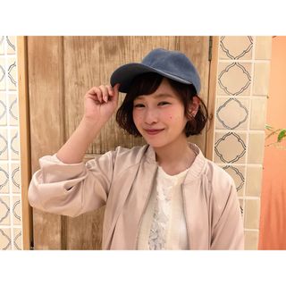 フラワー(flower)のflower | spring color cap blue(キャップ)