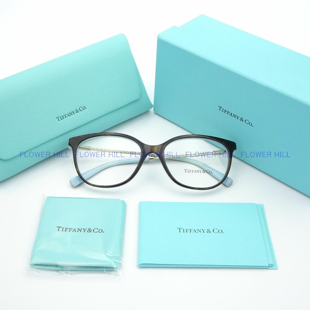 Tiffany & Co.(ティファニー)のティファニー TIFFANY メガネ フレーム TF2168 8134 ハバナ レディースのファッション小物(サングラス/メガネ)の商品写真