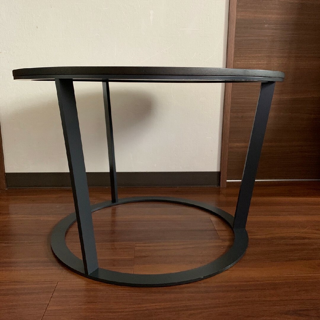 美品 HUKLA SLT528-60R DB フクラ テーブル 木目 サイド