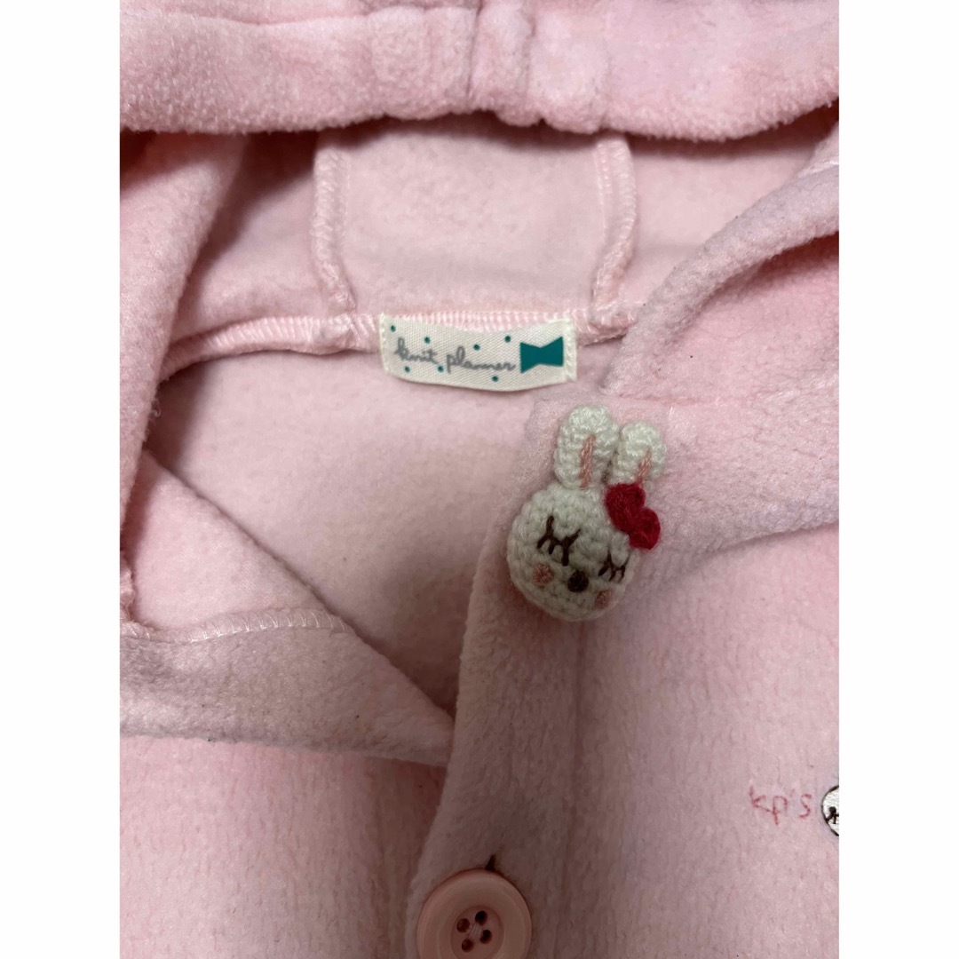 KP(ニットプランナー)の美品　ニットプランナー　ポンチョ　アウター　 キッズ/ベビー/マタニティのベビー服(~85cm)(ジャケット/コート)の商品写真