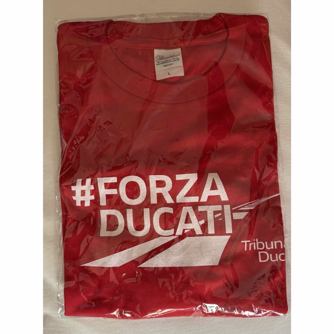 Ducati(ドゥカティ)の① 2023年MotoGP DUCATI応援席 応援グッズ  Tシャツ キャップ 自動車/バイクのバイク(その他)の商品写真