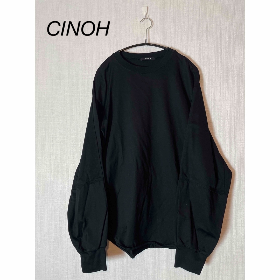 CINOH チノ ELBOW PATCH LONG T