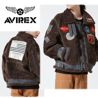 AVIREX - 《アヴィレックス》新品 豪華ワッペン B-3 トップガン ボア