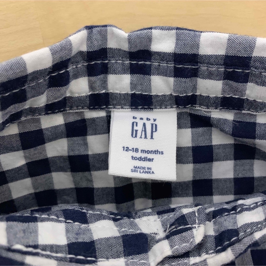 babyGAP(ベビーギャップ)のGAPのネルシャツ80㎝ キッズ/ベビー/マタニティのベビー服(~85cm)(シャツ/カットソー)の商品写真