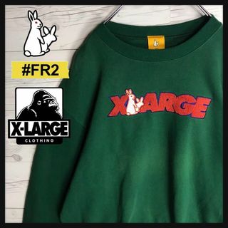 【入手困難モデル】FR2 XLARGE 限定コラボ パイルロゴ 希少 スウェット