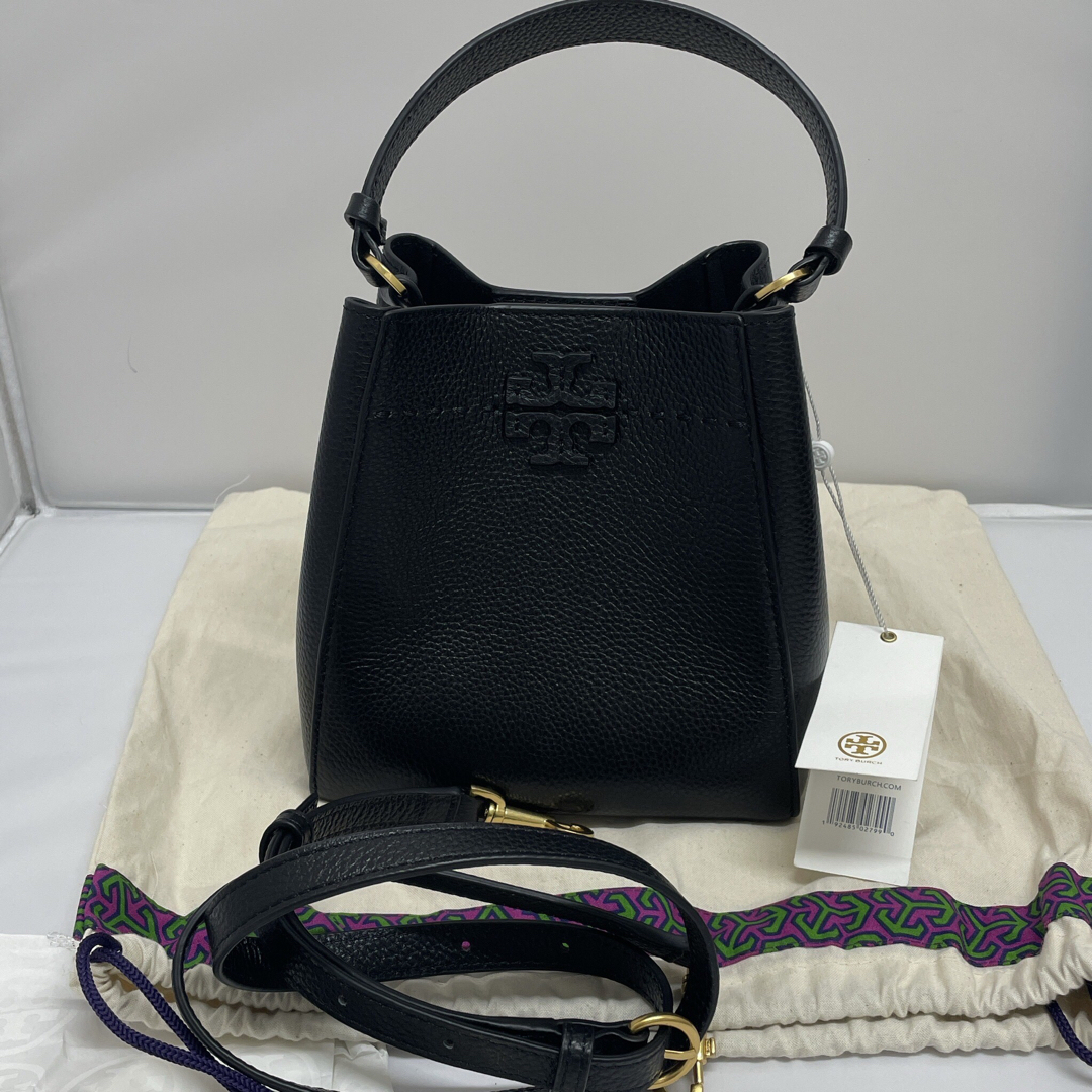 TORY BURCH トリーバーチ　バケットバック　黒バック