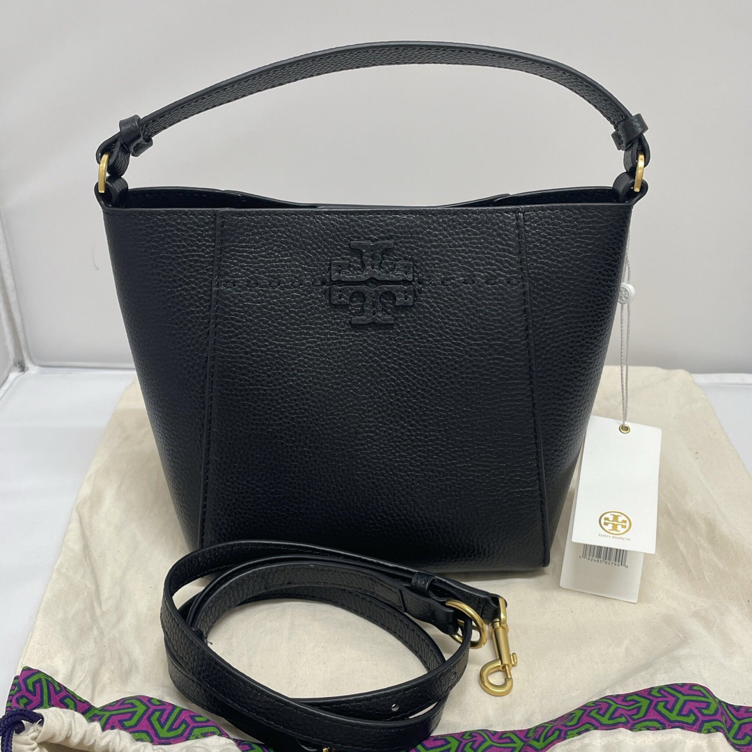 トリーバーチ TORY BURCH マックグロー スモール バケットバッグ　黒