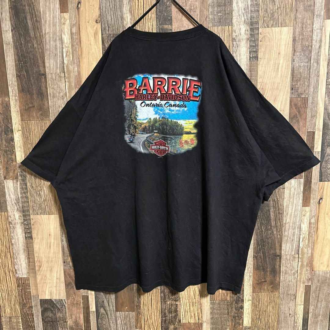 ハーレーダビッドソン Tシャツ 5XL ビッグサイズ ロゴ カナダ USA 1