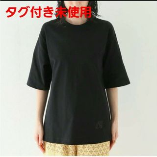 スローブイエナ(SLOBE IENA)の値下げ　SLOBE IENA オリジナル刺繍ベーシックTシャツ　未使用　タグ付き(Tシャツ(半袖/袖なし))