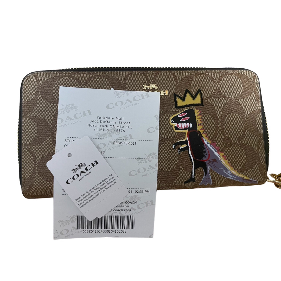 COACH  コーチ　バスキア　長財布　未使用品