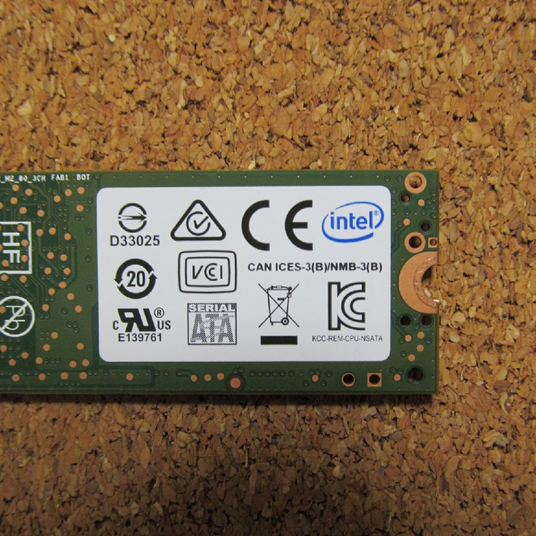 【新品】intel SSDSCKKW180H6X1 180GB インテル