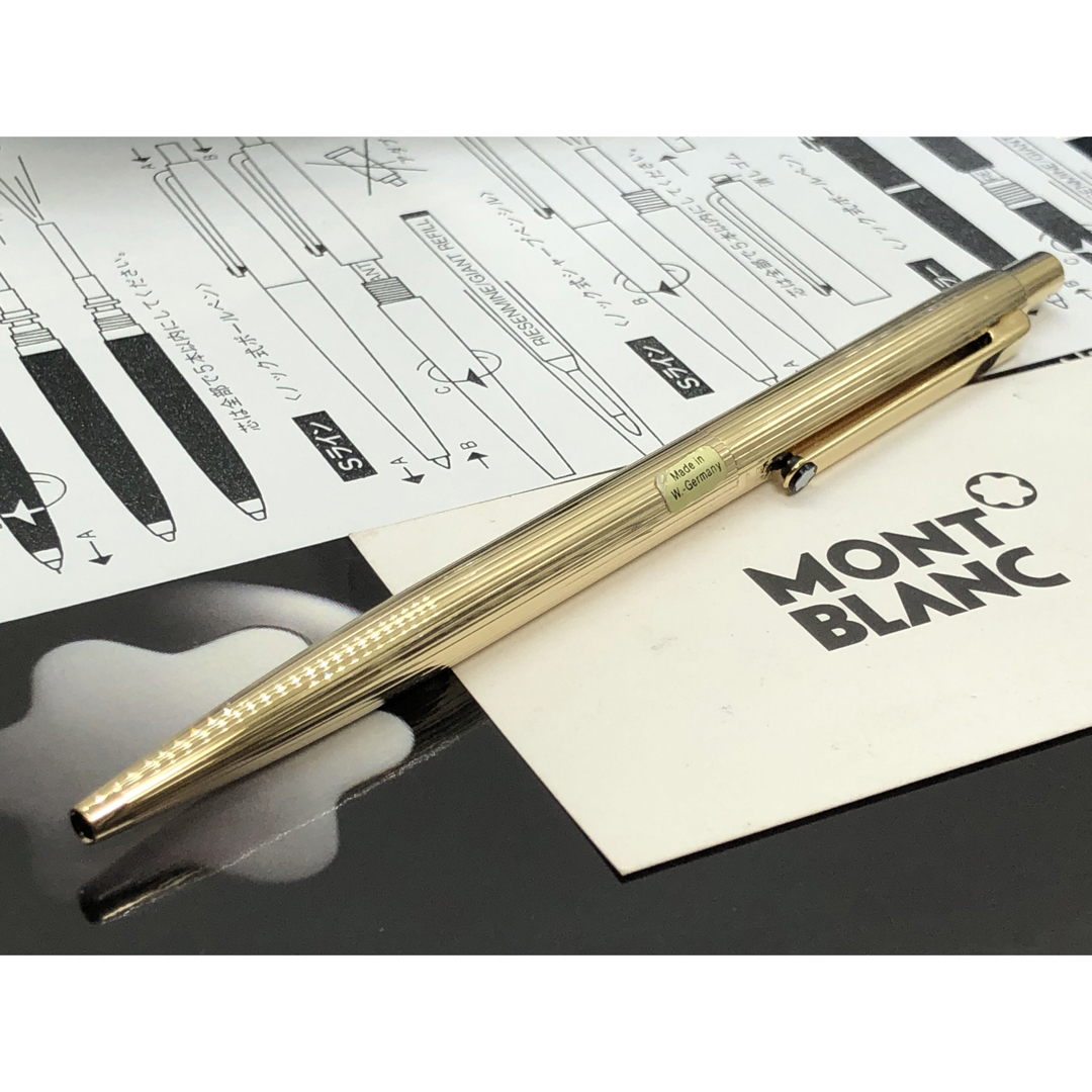 MONTBLANC(モンブラン)の稀な未使用保管品！★金運上昇アイテム総金張りSライン・モデル2947★モンブラン インテリア/住まい/日用品の文房具(ペン/マーカー)の商品写真