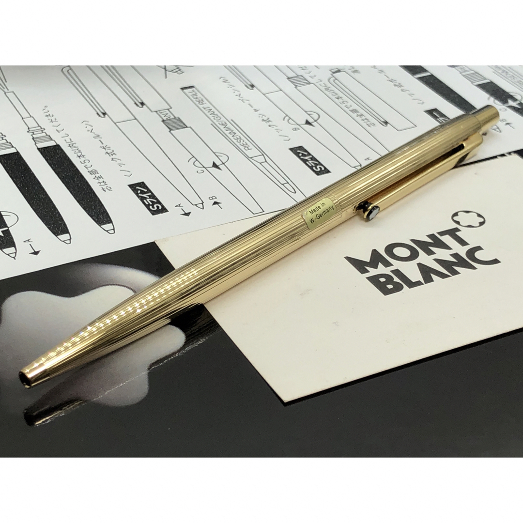 MONTBLANC(モンブラン)の稀な未使用保管品！★金運上昇アイテム総金張りSライン・モデル2947★モンブラン インテリア/住まい/日用品の文房具(ペン/マーカー)の商品写真