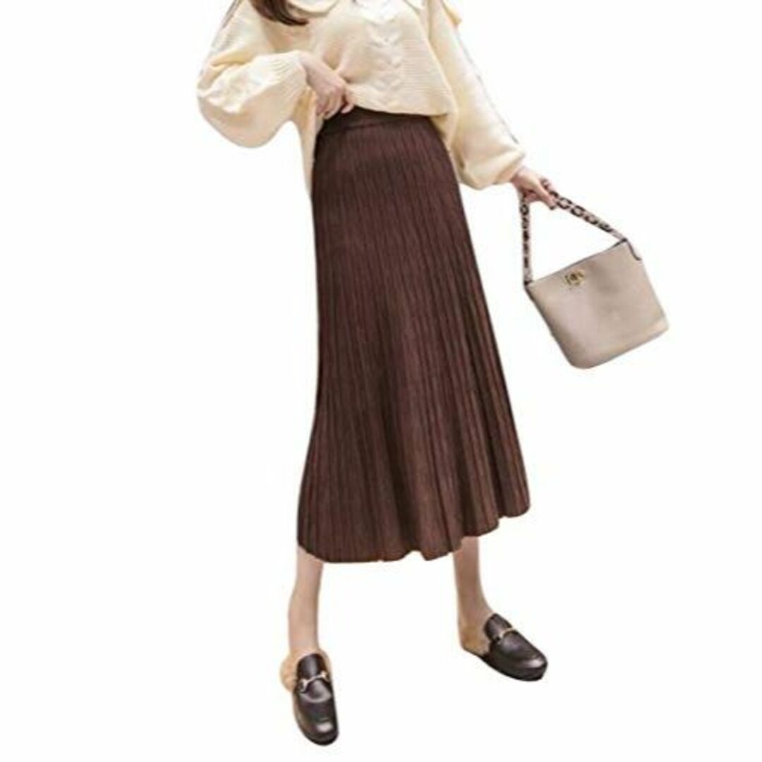 【色: ブラウン】[BIG VALLEY] [ビッグバレー] スカート ニット  レディースのファッション小物(その他)の商品写真