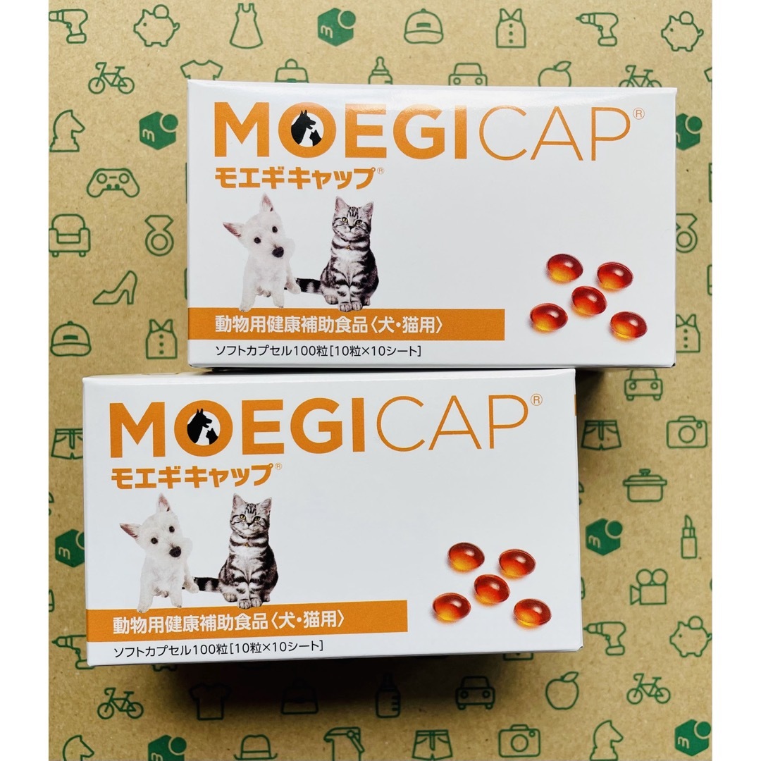 モエギキャップ 100粒×3箱 動物用健康補助食品【賞味期限:2025.04】