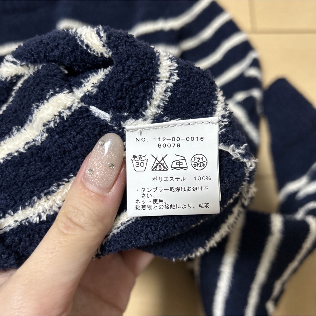 SHIPS - 美品 SHIPS ボーダーもこもこニットカットソー の通販 by