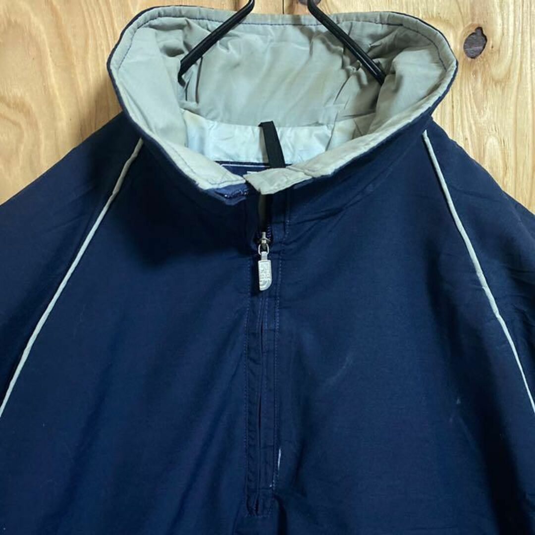 THE NORTH FACE - 80s ノースフェイス ハーフジップ USA古着 ネイビー
