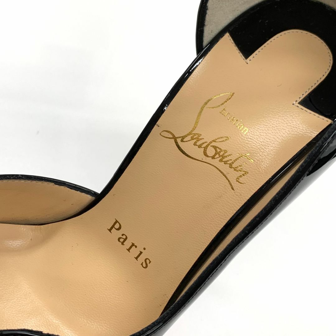Christian Louboutin(クリスチャンルブタン)の6945 クリスチャンルブタン ホットチック パテント パンプス ブラック レディースの靴/シューズ(ハイヒール/パンプス)の商品写真