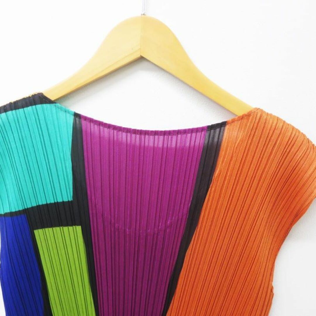 ISSEY MIYAKE - PLEATS PLEASE プリーツ マルチカラー ワンピース 美品 ...