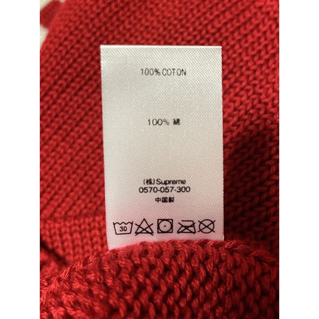 Supreme(シュプリーム)の【新品】 Supreme 20SS Back Logo sweater 赤 L メンズのトップス(ニット/セーター)の商品写真