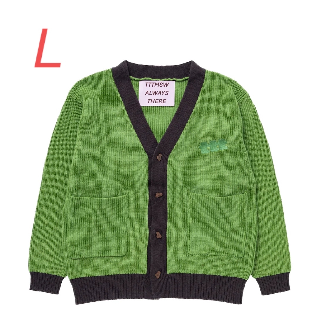 ttt msw New standard cardigan カーディガ緑　新品トップス