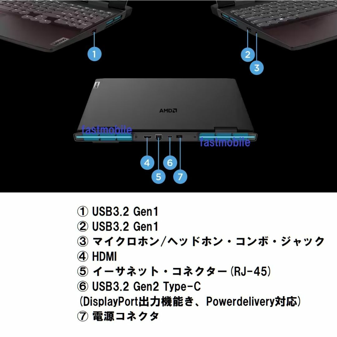 新品 超高性能 Lenovo ゲーミング Ryzen5 7535 RTX2050