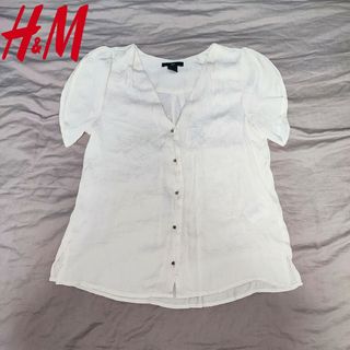 エイチアンドエム(H&M)の【H&M】ブラウスSサイズ(シャツ/ブラウス(半袖/袖なし))