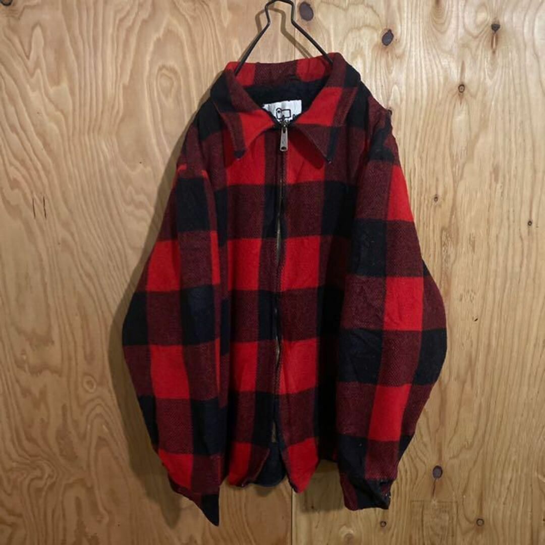 WOOLRICH - ウールリッチ USA古着 70s ウール ジャケット チェック