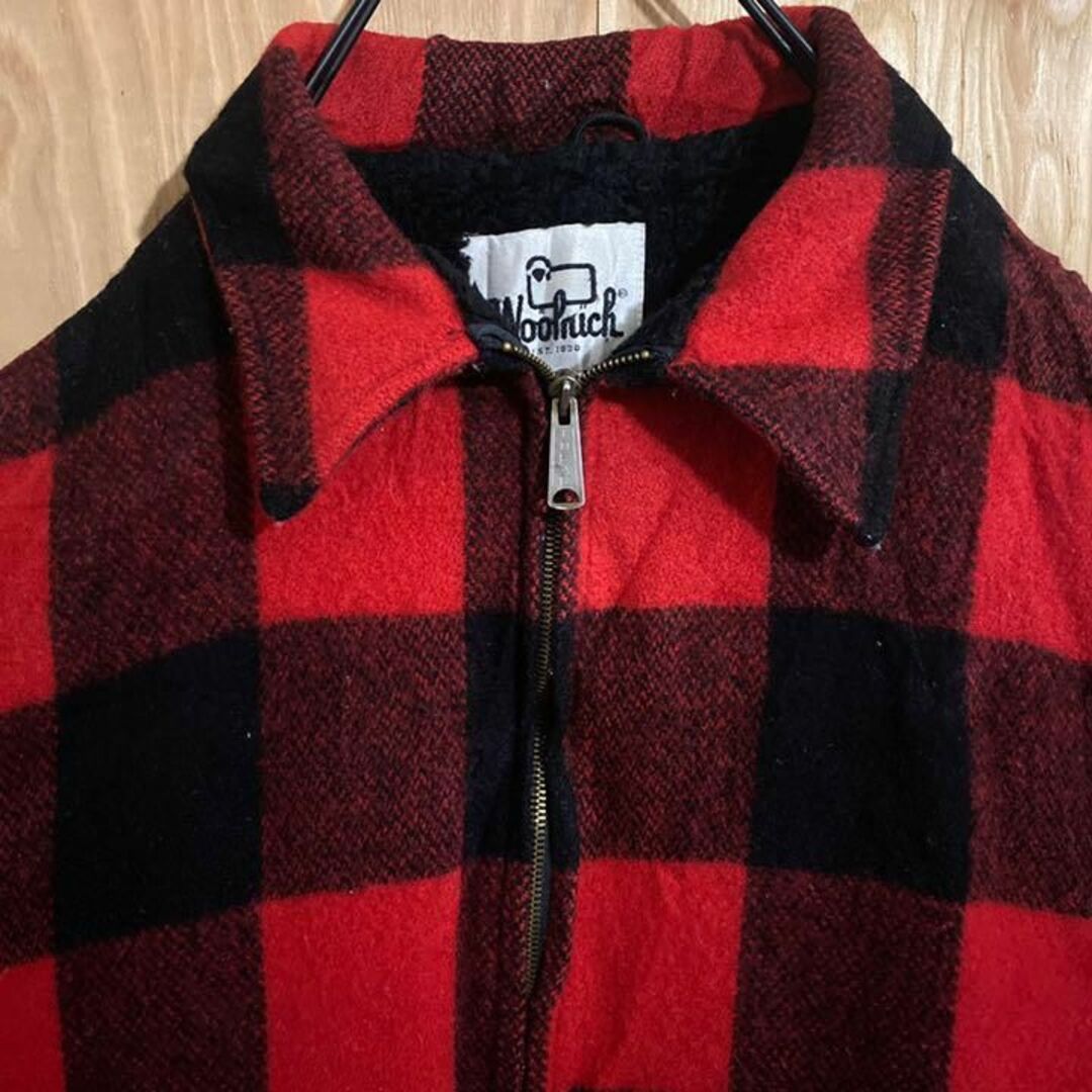 WOOLRICH - ウールリッチ USA古着 70s ウール ジャケット チェック