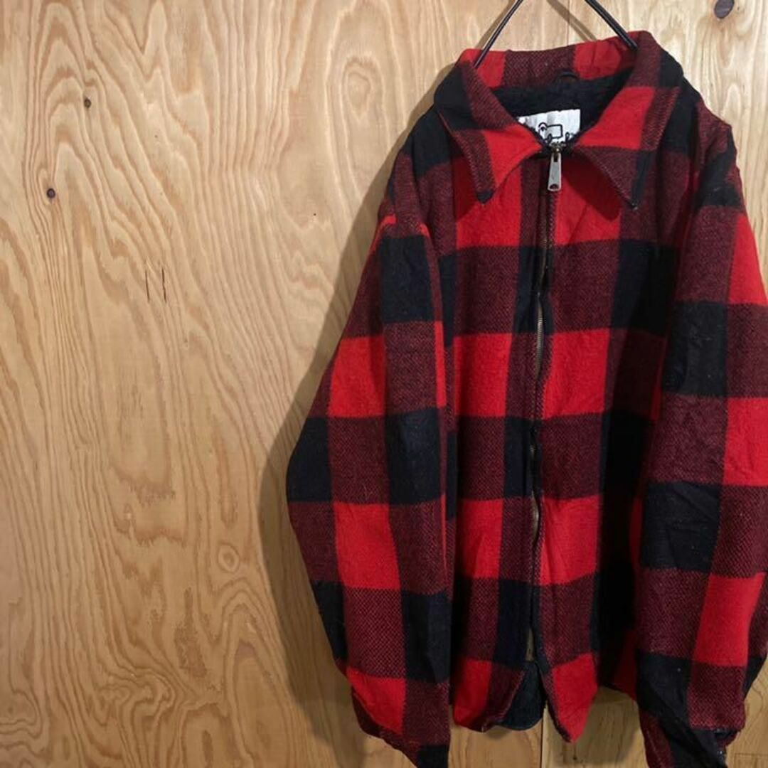 WOOLRICH - ウールリッチ USA古着 70s ウール ジャケット チェック