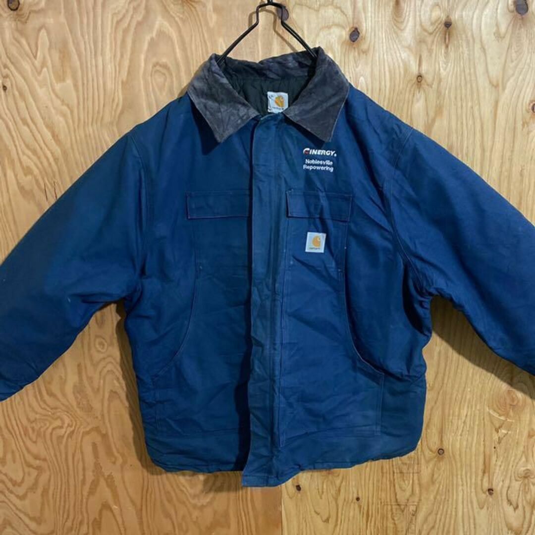 carhartt - カーハート ネイビー ブルー アクティブ ダックジャケット