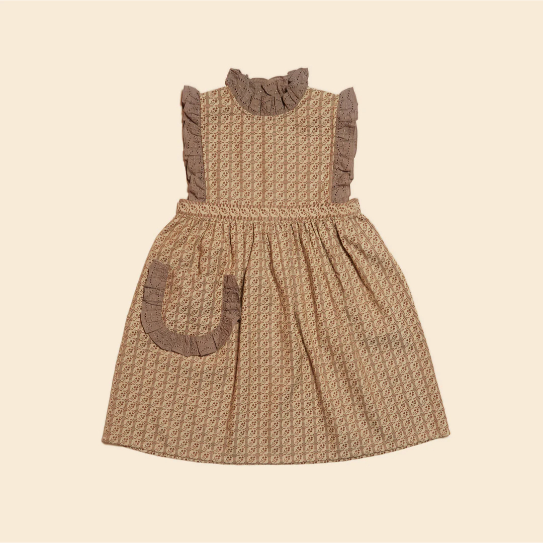 Apolina Ida Pinafore JACQUARD 5-7y-