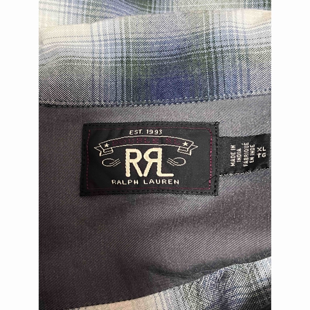 RRL レーヨンオンブレチェックシャツ 3